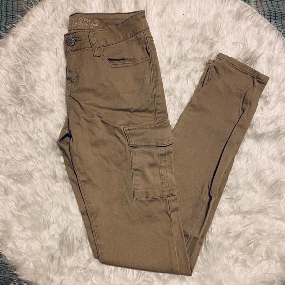 wax jeans khaki